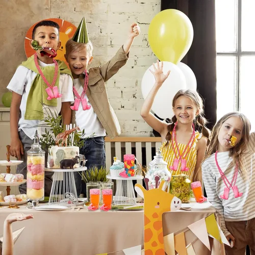 Vista 5 de SAIAOKJ 12 vasos de tiro de botas en collar de cuentas, 1 onza de plástico mini de tiro de bota de vaquera, tazas, despedidas de soltera