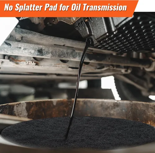 Vista 6 de Saillong 2 Piezas 22'' Almohadilla de Drenaje de Aceite sin Salpicaduras, Almohadilla Cuadrada para Cambio de Aceite de Coche y Bandeja de Drenaje