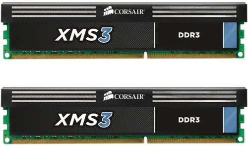 Vista 7 de Corsair CMX4GX3M1A1333C9 XMS3 4 GB 1333MHz PC3-10666 Kit de memoria DDR3 de 240 pines para Core i3 i5 i7 - 1.5V