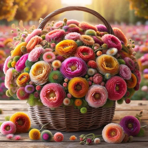 Vista 2 de Semillas Musgo Rosa Doble Mezcla Portulaca Flores Anuales