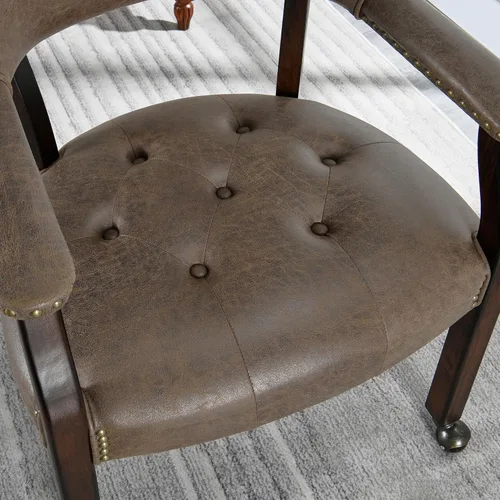 Vista 83 de Silla de comedor con ruedas, sillas de capitán con rodillos, juegos de dinette, sillas de póquer con ruedas, mesa de cocina, sillas rodantes, silla