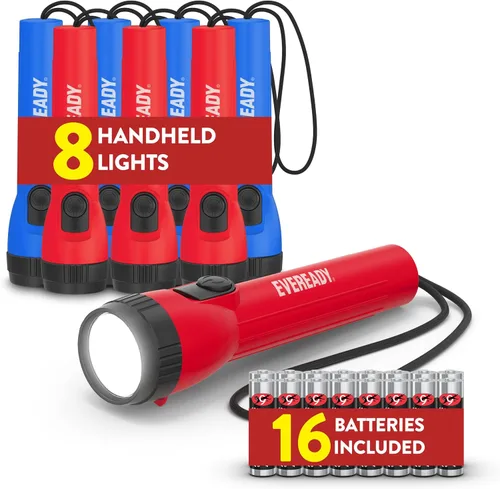 Vista 13 de Eveready Linterna LED (paquete de 8) Linternas brillantes y confiables para uso general, excelentes para acampar, automóvil, linterna de mano