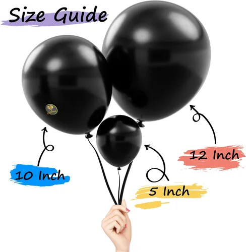 Vista 2 de Globos nacarados de látex de 10 pulgadas