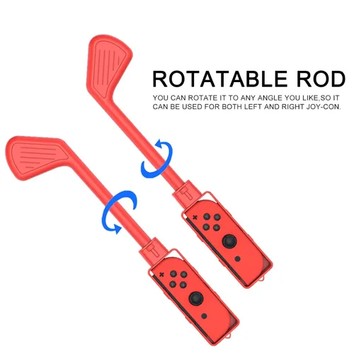Vista 3 de Golf Clubs2 Pack SetCompatible with Mario Golf Super Rush , For Switch Game