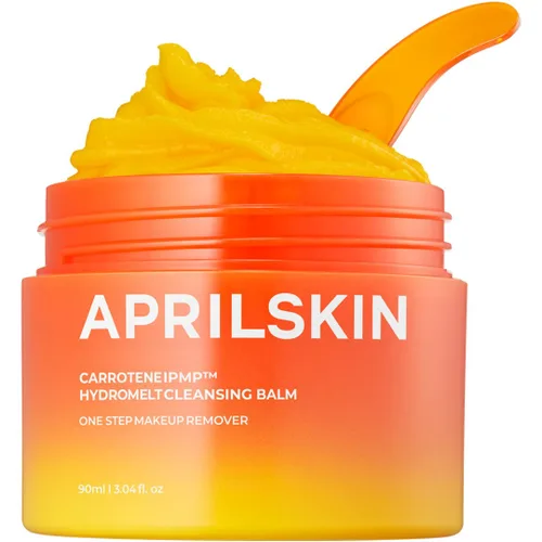 APRILSKIN Carrotene IPMP Hydromelt - Bálsamo limpiador, 3.04 onzas líquidas, no comedogénico, aceite de cáscara de pomelo, O-Cymen-5-Ol ayuda a