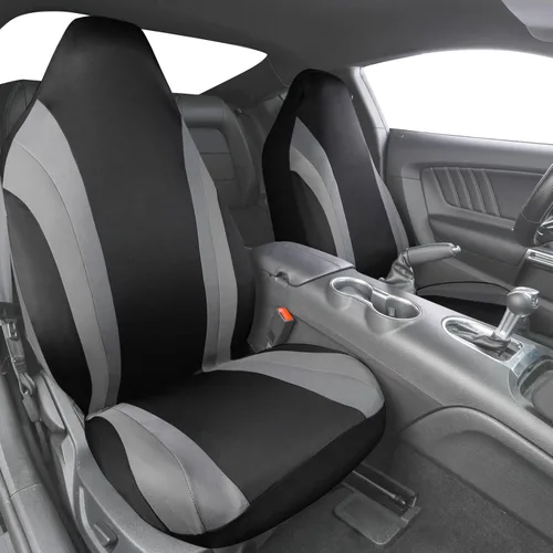 Vista 14 de Outlet Line Rider - Juego de fundas de asiento delantero de automóvil de ajuste universal, compatible con bolsa de aire