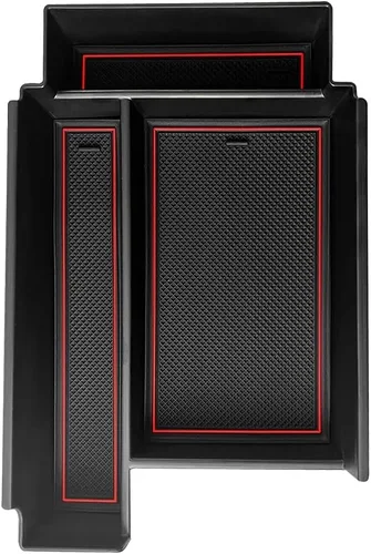 Vista 25 de SKTU 2-Pack for 2026 Volvo XC60 Center Console Organizer for 2026+ Volvo XC60 (Core/Plus/Ultra) Wireless Charging Mat & Console Tray Volvo XC60 2026