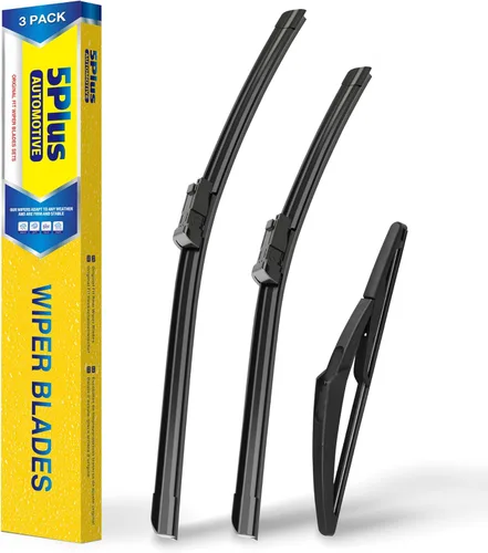 Vista 23 de 5 PLUS Limpiaparabrisas de repuesto para Jeep Wrangler JK 2008-2018, Jeep Wrangler 2007-2017 Premium para todo tipo de clima, limpiaparabrisas