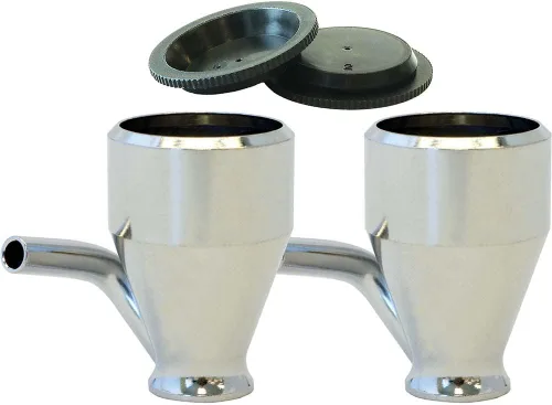 Vista 2 de Paasche Taza de metal de 1/4 onza para aerógrafo H (H-1/4-oz)