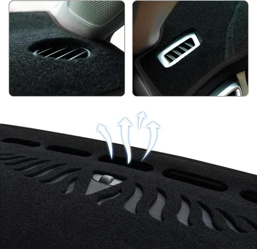 Vista 5 de PUCHEN - Car Dashboard Cover Dash Mat Sun Shade Protect Carpet Anti Glare Dashboard Cover Dash Mat - for Kia Forte Cerato 2014 2015 2016 2017