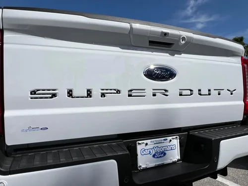 Vista 10 de Insertos de letras para portón trasero, compatibles con Super Duty XL/XLT/Lariat 2023-2026