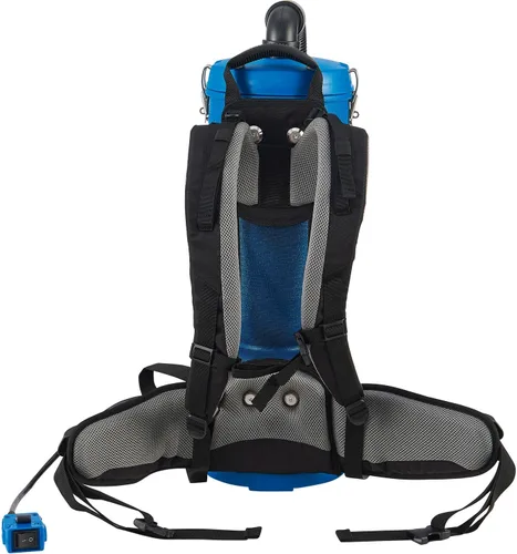 Vista 7 de Global Industrial Aspiradora de mochila HEPA ergonómica comercial con kit de herramientas de 8 piezas, capacidad de 2-1/2 galones, 105 CFM, 1080 W