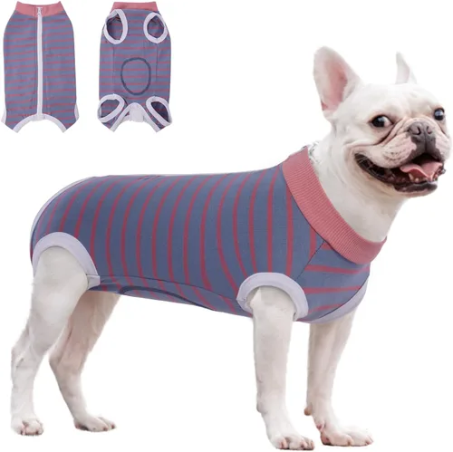 Traje de recuperación para perros, pijama quirúrgica para cachorros, body para perros y gatos después de una cirugía esterilizadora, vendajes para