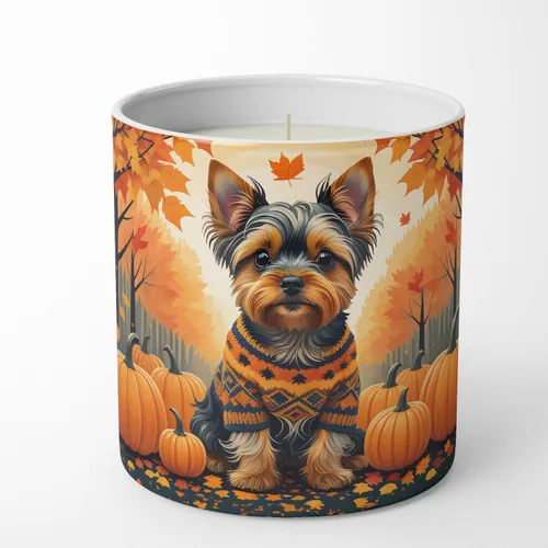 Vista 22 de Caroline's Treasures DAC1001CDL Affenpinscher Fall Decorative Soy Candle Nature Soy Wax Essential Oil Home Decor Ideal for Bedroom Kitchen Bath