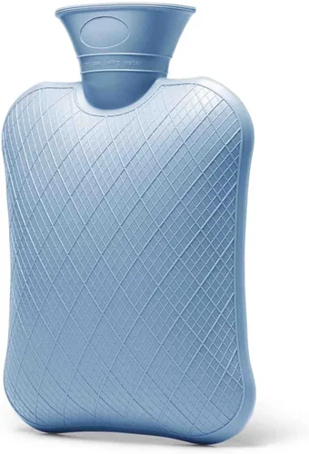 Vista 8 de FORICOM Botellas de agua caliente extra grandes para aliviar el dolor. Paquete de 2, bolsa de agua caliente de 2 litros para dolor de espalda, 2l