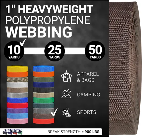 Vista 13 de Strapworks - Correa de polipropileno resistente para el aire libre, reparación DIY
