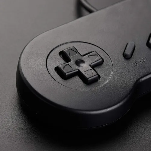 Vista 6 de MODESLAB 2 Pack Wired USB SNES Controller - USB Gamepad Replacement for Windows PC MAC Linux Raspberry Pi - Compatible with SNES Games- Easy Plug &