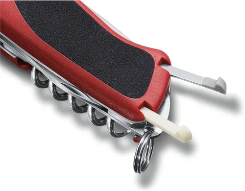 Vista 4 de Victorinox Swiss Army RangerGrip 61 Cuchillo suizo militar, verdenegro, 5.118 in