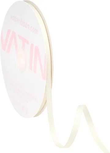 Vista 47 de VATIN Cinta de Grogrén Negra, 1-1/2" x 50 Yardas Continuas, Cinta de Grogrén de Poliéster Negra, Usar para Lazos de Bricolaje, Accesorios