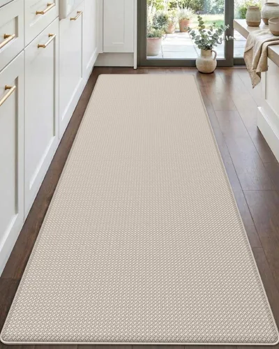 Vista 40 de DEXI Alfombrillas de Cocina Acolchadas Anti Fatiga, 17x59, Alfombra de Pasillo para Estar de Pie Impermeable, Espuma Viscoelástica Cómoda Acolchada