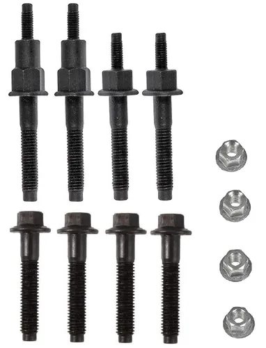 Juego de accesorios de tuercas de bloqueo de perno de escape compatible con motores Chrysler Dodge Ram 4.7L V8 2000-2013. (para un colector