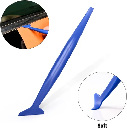 Vista 5 de Gomake El kit de herramientas de película de vinilo para ventana de vehículo incluye escobilla de fieltro de 4 pulgadas, cuchillo y cuchillas