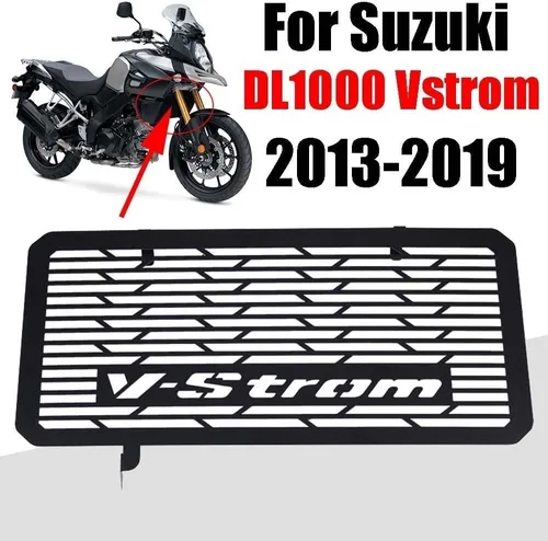 Vista 2 de EKSED Motorcycle Radiator for Suzuki DL1000 V-Strom 1000 Vstrom DL 1000 2013-2019 2016 2017 2018 Accessories Radiator Guard Grille Grill Cover