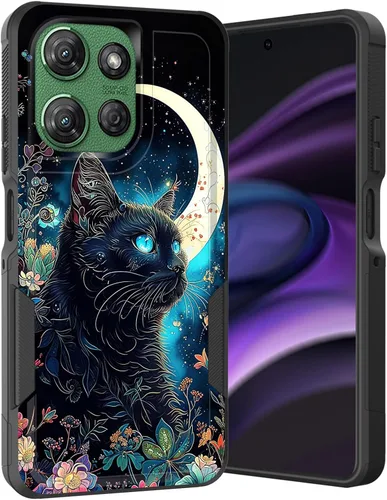 Vista 103 de para Moto G Play 4G 2024, funda de dos capas híbrida resistente y a prueba de golpes, PC duro + silicona suave protectora para Motorola Moto G Play