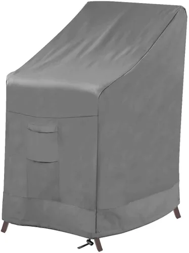 Vista 10 de Vailge Funda apilable para silla de patio, 100% impermeable, funda para silla de exterior, fundas de muebles de patio de alta resistencia, se adapta