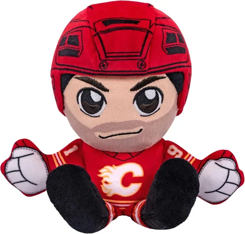 Vista 16 de Bleacher Creatures Buffalo Sabres Tage Thompson - Peluche de 8 pulgadas de la NHL Kuricha sentado – Superestrella de la NHL inspirada en Chibi suave