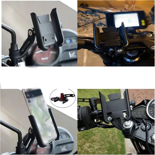 Vista 2 de Phone Cradle for XMAX300 XMAX400 Xmax X-MAX 125 250 300 400 Motorcycle Accessories Handlebar Mobile Phone Holder Stand Bracket Stand Holder