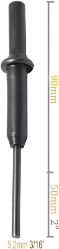 Vista 2 de Punzón neumático deriva 3/16" (5.2mm) Pasador neumático del martillo de aire para quitar pernos corroídos o pernos largos