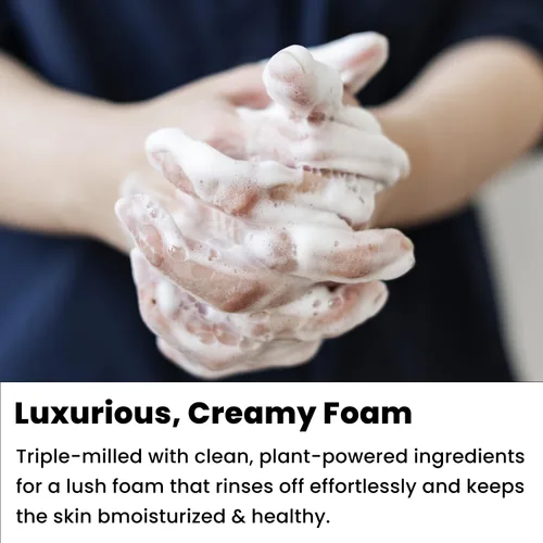 Vista 3 de MONIER Barra de jabón de leche de cabra para piel seca y sensible, cuidado de la piel 100% natural y orgánico, enriquecido con manteca de karité