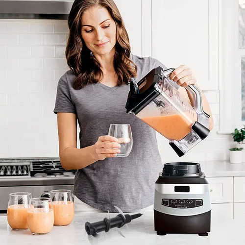 Vista 6 de Cuchilla de repuesto para licuadora Ninja, 6 cuchillas Ninja Blender piezas de repuesto compatibles con Nin-ja Kitchen System 1100 para Ni-nja 72 oz
