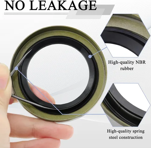 Vista 3 de 4 sellos de grasa para rueda de eje de remolque con 4 pasadores de chaveta de repuesto para Dexter 010-019-00 (10-19) Transcom 171255TB National