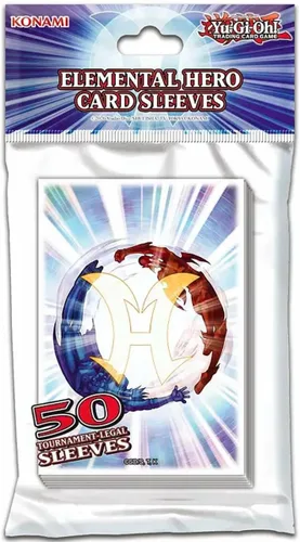 Yu-Gi-Oh! Fundas para cartas Elemental Hero (50 unidades) - Fundas para cartas Konami