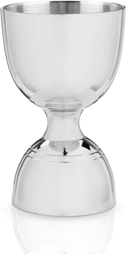 Vista 8 de Viski Canterbury - Juego de 1 herramienta de medición doble para cócteles, herramientas de bar y accesorios, herramienta de barman de acero Negro