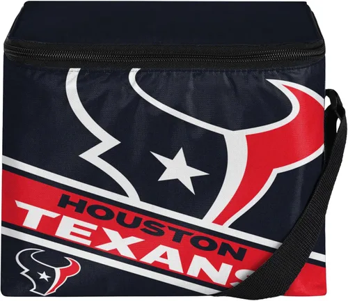 Vista 19 de FOCO NFL Unisex-Adult NFL Team Big Logo Stripe 6 Pack Coolers