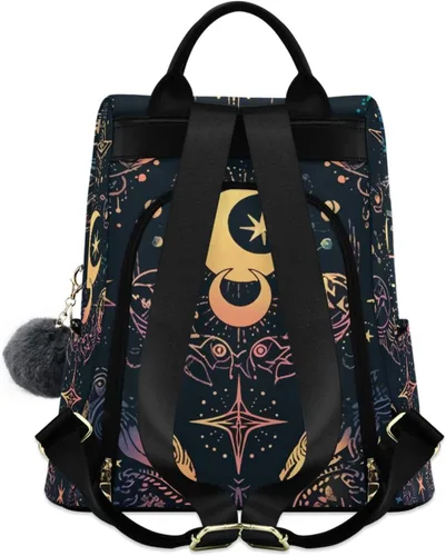 Vista 2 de ALAZA - Mochila para mujer, divertida, antirrobo, a la moda, bolsa de hombro, mochila de mujer, Alquimia, Classic