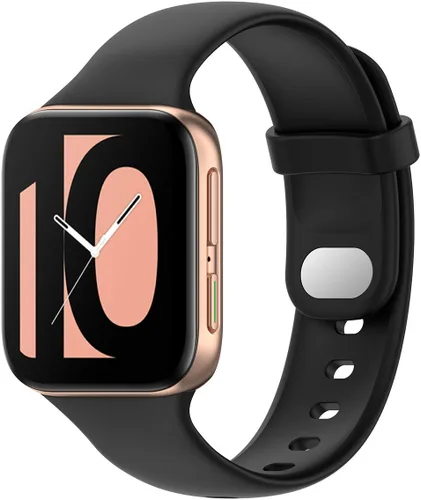 FitTurn Correa de reloj compatible con Oppo Watch de 1.614 in y 1.811 in, correa de silicona de repuesto para mujeres/hombres, correas de reloj de