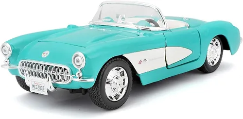 Maisto 1:24 Escala 1957 Chevrolet Corvette Vehículo fundido a presión (los colores pueden variar)