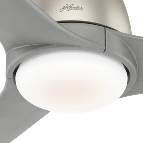 Vista 7 de Hunter Fan Company 59424 Norden - Ventilador de techo, 54, acabado en níquel mate