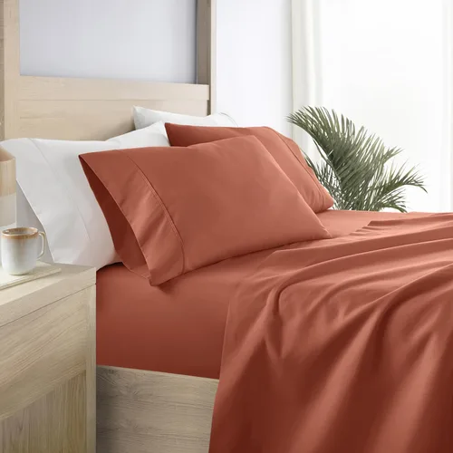 Vista 64 de Linen Market Juego de Sábanas de Microfibra Cepillada Twin de 3 Piezas – Certificado Oeko-TEX Ultra Suave y Sin Arrugas - Sábanas de Bolsillo