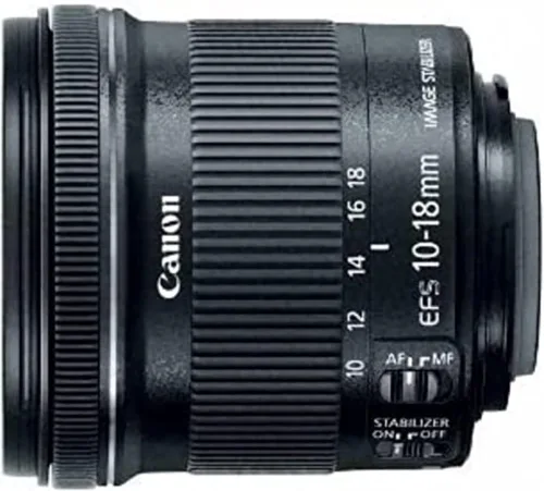 Canon EF-S, lente de 0.34-0.70 pulgadas f/4.5-5.6 IS STM