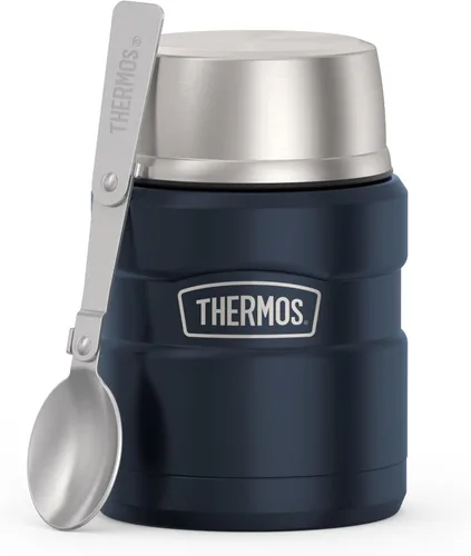 Vista 13 de THERMOS Stainless King Tarro de alimentos aislado al vacío con 2 insertos de contenedor de almacenamiento, 47 onzas, acero inoxidable mate Mate