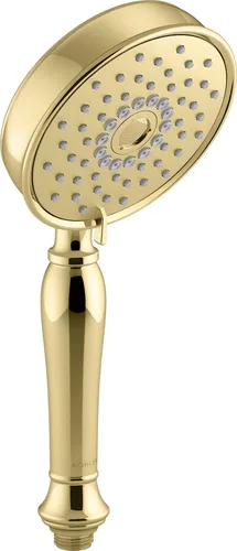Vista 10 de KOHLER 22163-PB Bancroft - Ducha de mano multifunción con 3 ajustes de pulverización, 2.5 GPM, latón pulido vibrante