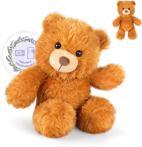 Vista 11 de SuzziPals Capibara de Peluche Calentable y Enfriable, Peluches de Almohadilla de Calentamiento para Microondas para Relajación y Alivio, Juguetes