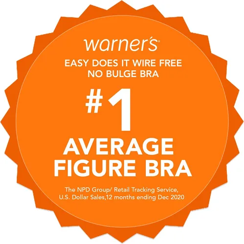 Vista 7 de Warner's Easy Does It - Brasier suave y cómodo para mujer, elasticidad sin costuras, sin aro, forro ligero, Rm3911a
