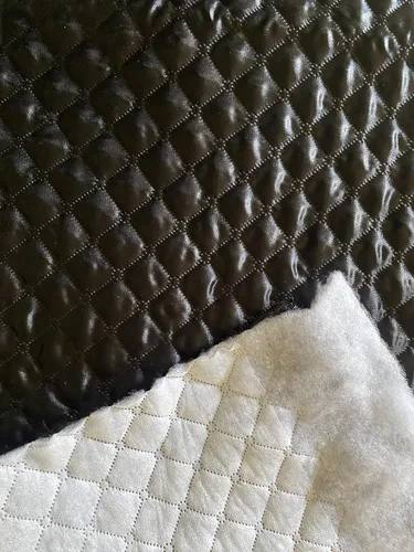 Vista 3 de Valentina Textile Inc Tela acolchada de poliéster (1 yarda, negro)