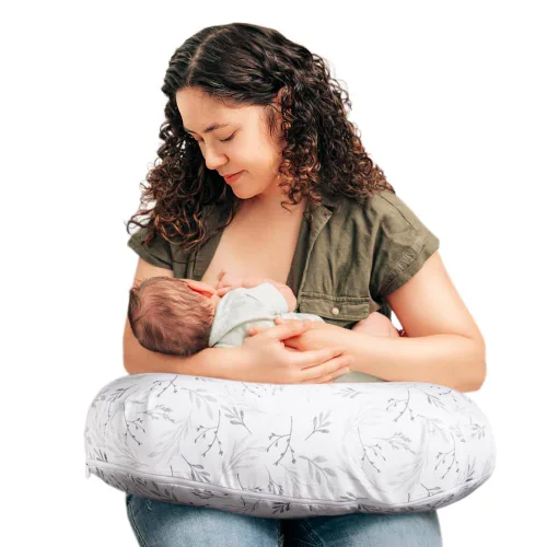 Vista 13 de Boppy Almohada de lactancia – Biberón firme y ergonómico en forma de U y almohada de lactancia materna con elevación alta para mayor comodidad